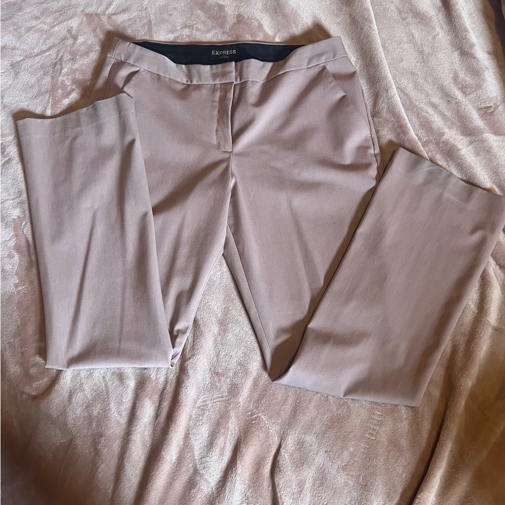 Express Slacks size 14r pink